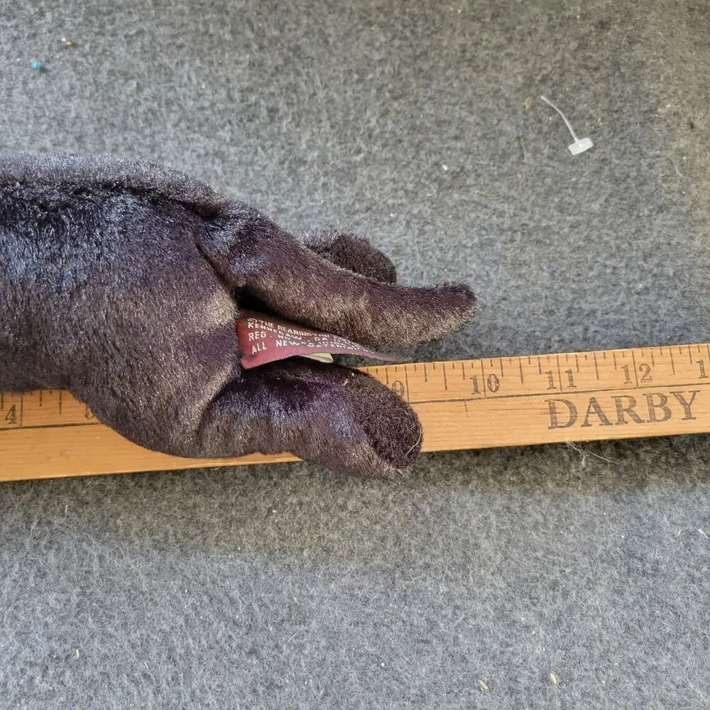 The Bearington Collection Black Cat Stuffed Animal Plush‎ Kitty 14 Inches EUC